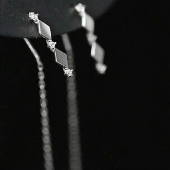 New Tassel Sterling silver Earrings - Picture 3 of 5